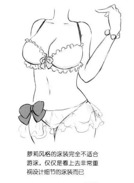 动漫人物泳装绘制指南，步骤详解
